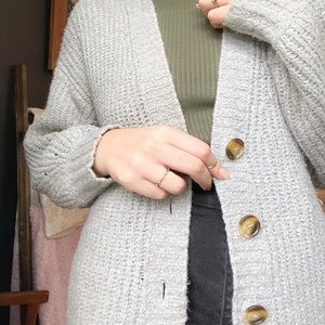 Large American Eagle Gray Sweater